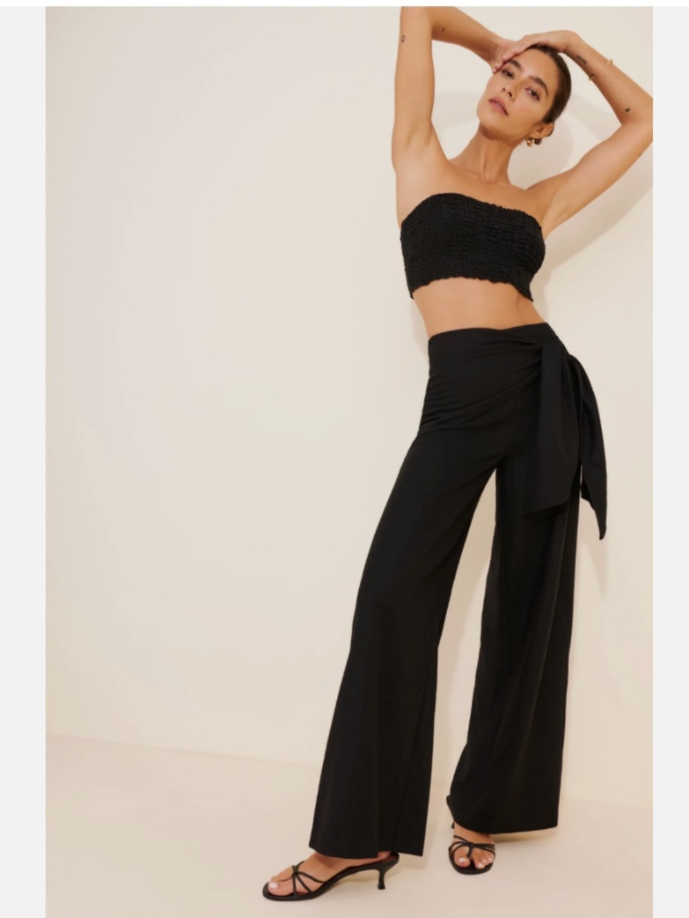 ANTHROPOLOGIE MARE MARE FRONT WRAP PANTS